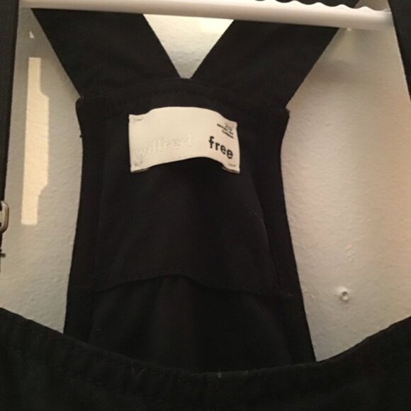 Aritzia Wilfred Free Beatriz RomperDrawstring overall romper Black - Picture 10 of 11